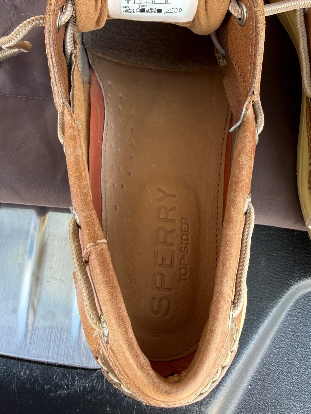 Sperry Men's Tan Leather Boat Shoes